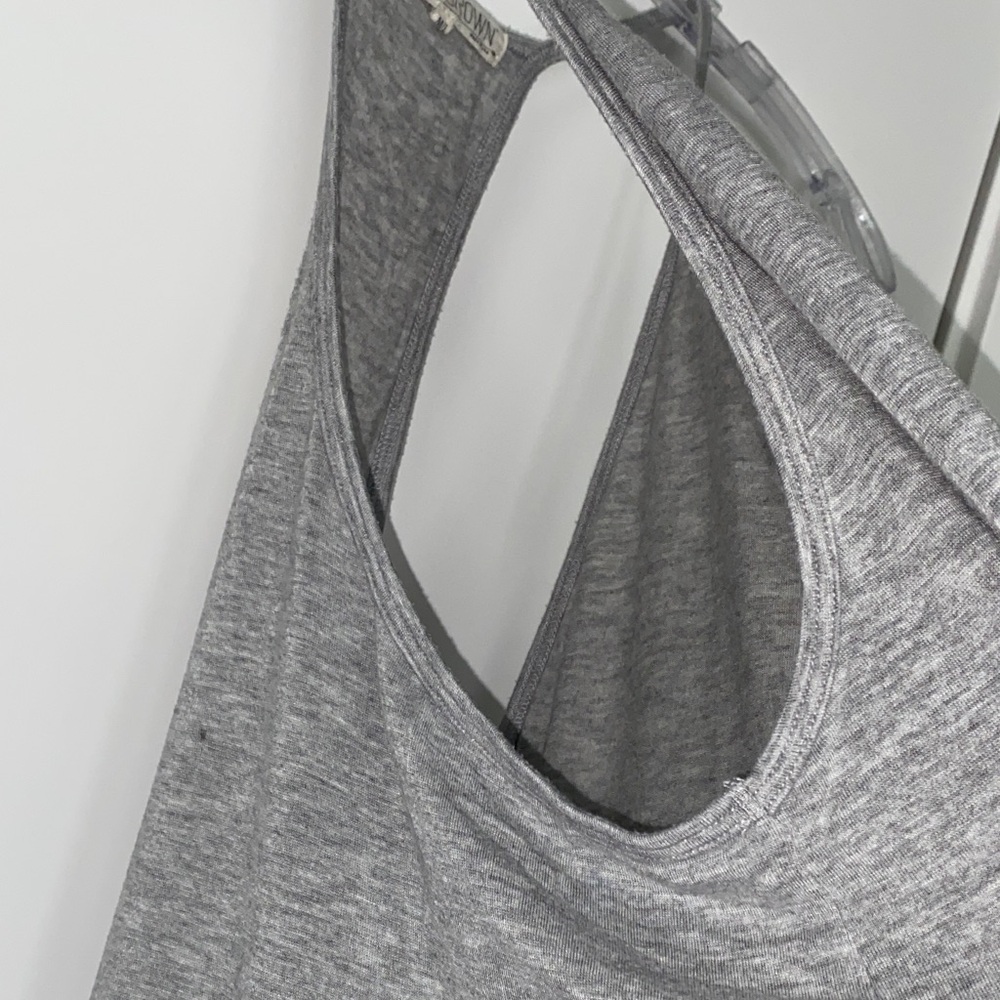 Joah Brown Heather Gray Tank Top M / L Zara Urban Outfitter’s EUC Slinky Soft - Picture 4 of 12